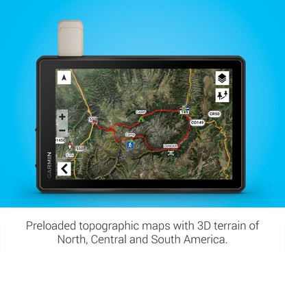 Garmin Tread Overland, All-Terrain Navigator, Rugged, Built in Mapping, iOverlander, Ultrabright Display (Renewed)