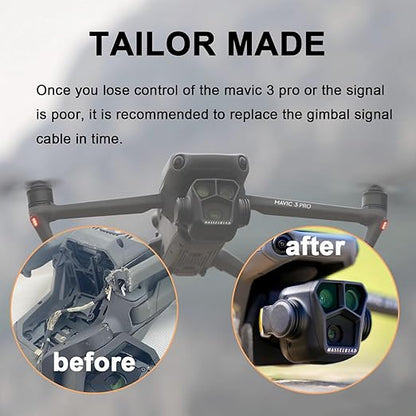 Gimbal Signal Cable Replacement For Dji Mavic 3 ProMavic 3 Pro PTZ Image Transmission Signal Wire Repair PartGimbal Camera Flexible Cable Repair Parts Drone Accessories