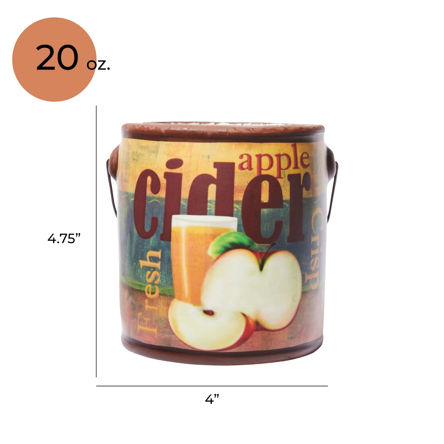 A CHEERFUL GIVER 95hr 20oz Scented Candle - Aunt Kook's Apple Cider - Multi-Wick Glass Candle - Gifts For Men and Women