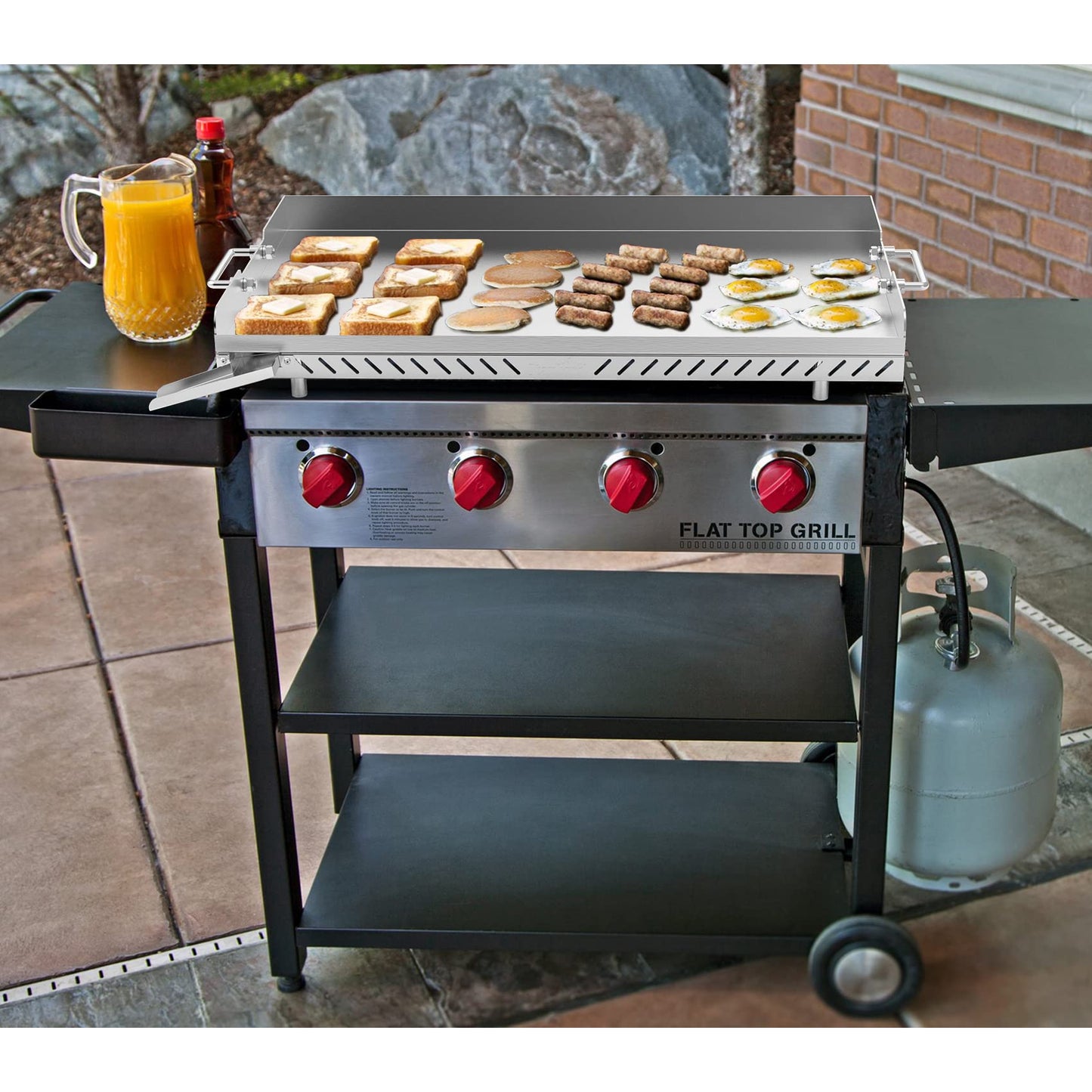 Stanbroil Stainless Steel Flat Top Griddle for Camp Chef 4 Burner Grills, FTG600, FTG900PG, Replacement for FTG600P, Cooking Dimensions: 28" x 17"