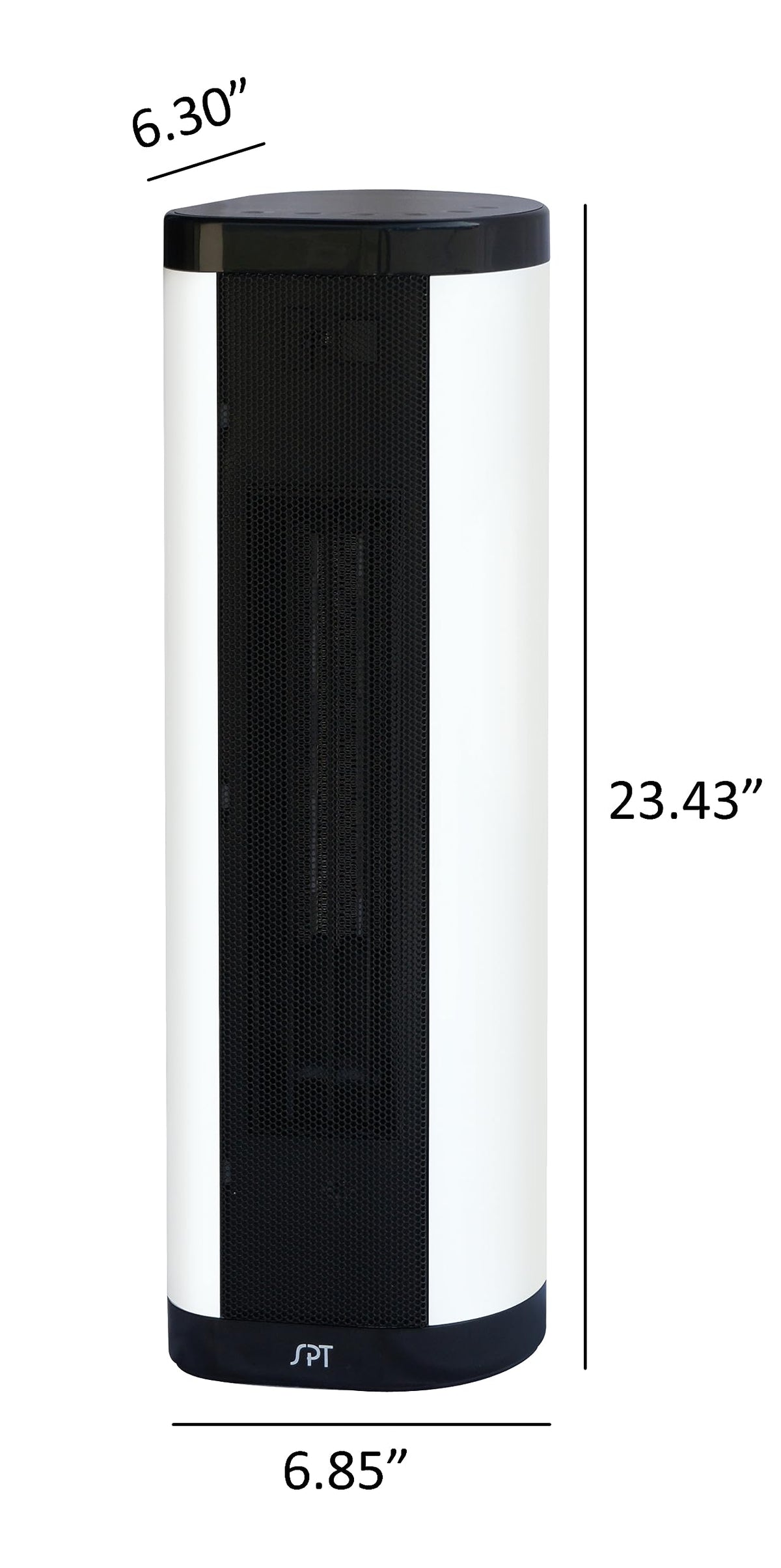 SH-1516D: PTC Fan Tower/Baseboard Style Heater with Remote (Vertical or Horizontal use)