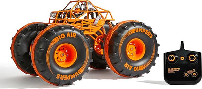 Sharper Image® 4x4 Giant Crusher Remote Control 4WD Truck High-Speed Off-Road Monster Truck All-Terrain Tires LED Headlights USB-C Rechargeable Battery Oversized Shocks 2.4 GHz Wireless Control
