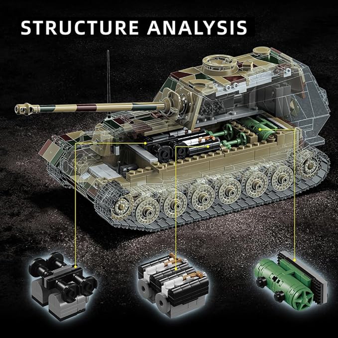 Military Armored Tank Vehicle Building Block Set (C6)
