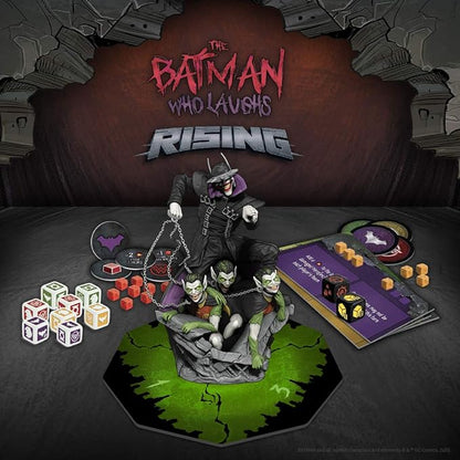 The Batman Who Laughs Rising | Cooperative Board Game | Featuring DC Comics Heroes and Villains - Wonder Woman Green Lantern Hawkgirl Batman Harley Quinn The Flash Cyborg | Licensed Batman Game