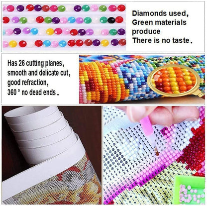 DIY 5D Diamond Art Painting by Number Kits for Adults American Flag 12X18 Painting Cross Stitch Full Drill Crystal Rhinestone Embroidery Pictures Arts Craft for Home Wall Decor