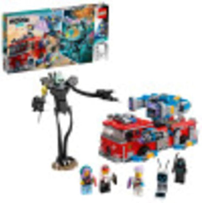 LEGO Hidden Side Phantom Fire Truck 3000 70436 Augmented Reality (AR) Fire Truck Toy App-Driven Ghost-Hunting Kit Includes a Mecha Robot 5 Minifigures and a Harbinger Figure (760 Pieces)
