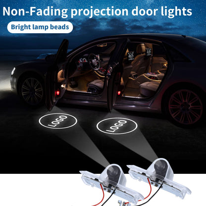 RLRHOO Non-Fading Car Door LED Logo Projector Light Kit, ABS Plastic, Red, Compatible with Accord 2003-2012, Model BT-0808