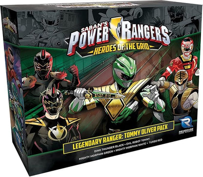 Renegade Game Studios Power Rangers Heroes of the Grid Tommy Oliver Legendary Ranger Master Morpher Expansion Pack
