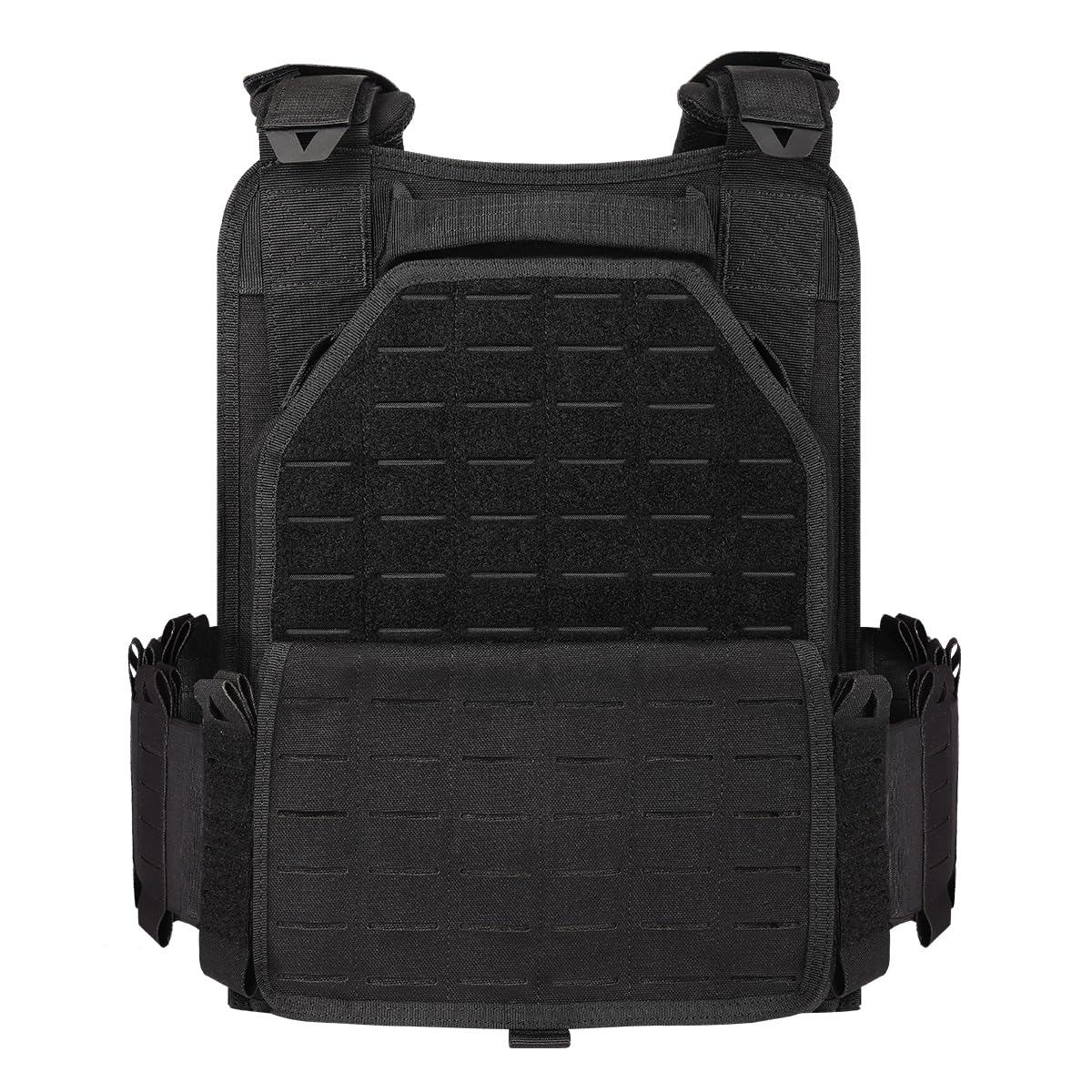 BOMTURN Tactical Vest for Men Quick Release Laser-Cutting Modular Vest for Outdoor