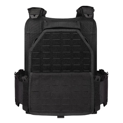 BOMTURN Tactical Vest for Men Quick Release Laser-Cutting Modular Vest for Outdoor