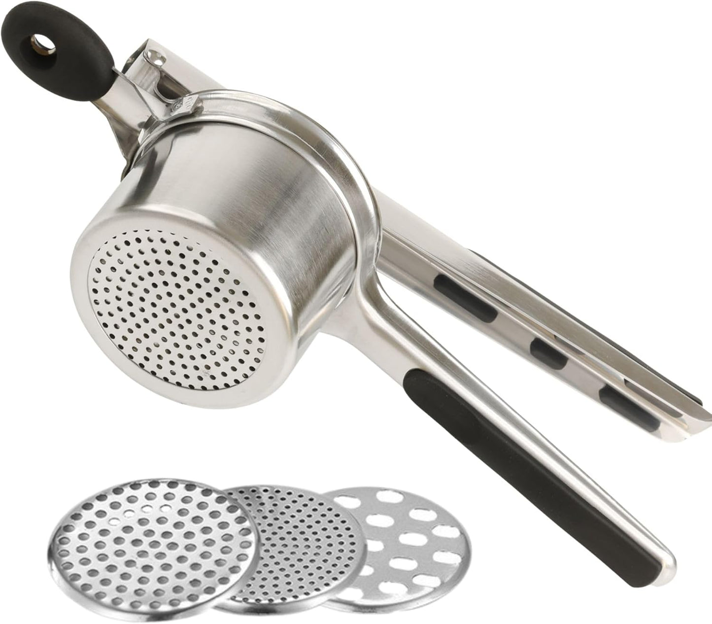 Mindful Design 15oz Potato Ricer - Heavy Duty Stainless Steel Masher for Perfect Mashed Potatoes
