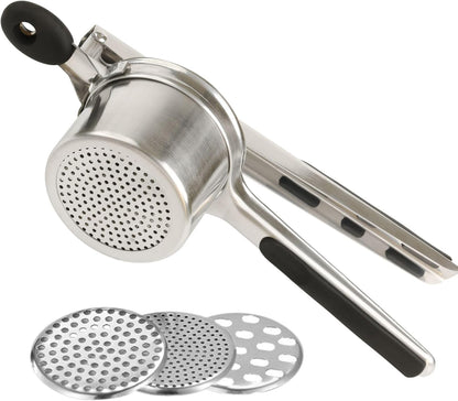 Mindful Design 15oz Potato Ricer - Heavy Duty Stainless Steel Masher for Perfect Mashed Potatoes
