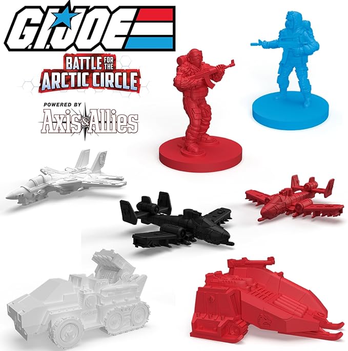 Renegade Game Studios G.I. Joe Board Game: Battle for the Arctic Circle Axis &amp Allies Strategy