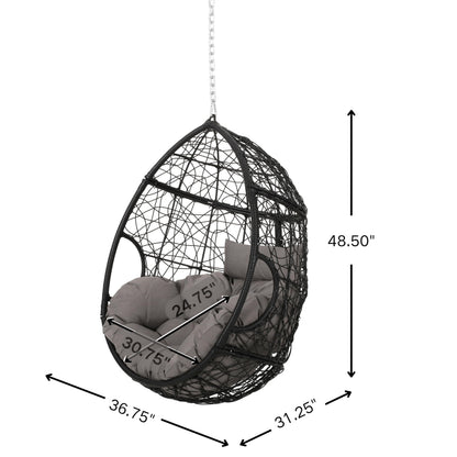 Christopher Knight Home Hammock/Swing, Black + Gray