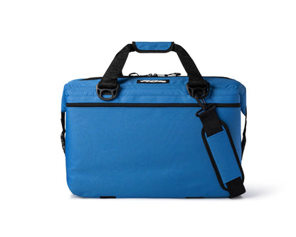 AO Coolers Expedition Canvas Soft-Sided Cooler Bag, Leak-Proof, Insulated, Lightweight, Royal Blue, 36-Can