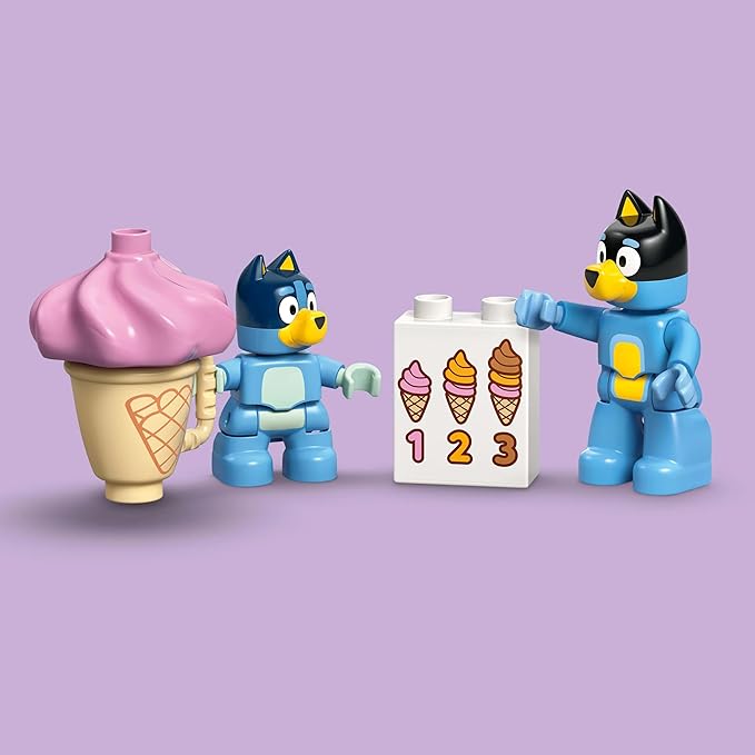 Lego 10458 Bruy and Ice Cream Toy Birthday Present Blocks Education Boys Girls Kids 1.5 Years 2 Years 4 Years Toddlers Animals Creatures Figures Goods Games