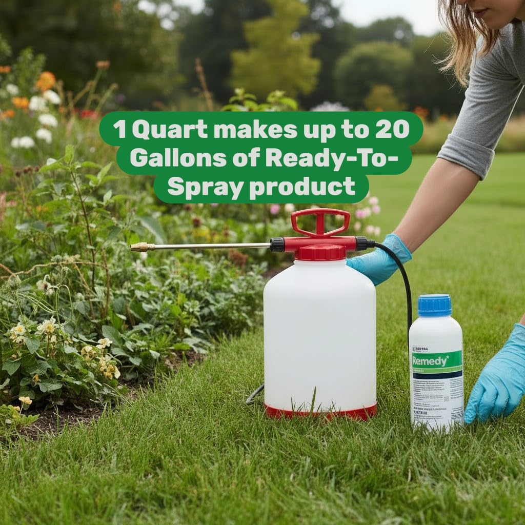 Remedy Herbicide Concentrate - Triclopyr Brush & Broadleaf Weed Control - 1 Quart for Pastures & Rangelands