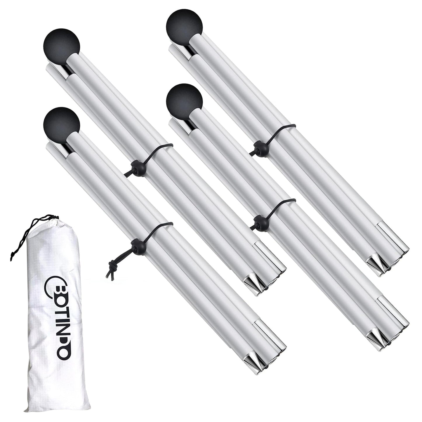 BOTINDO Family Beach Tent Canopy Sun Shade 6 Poles