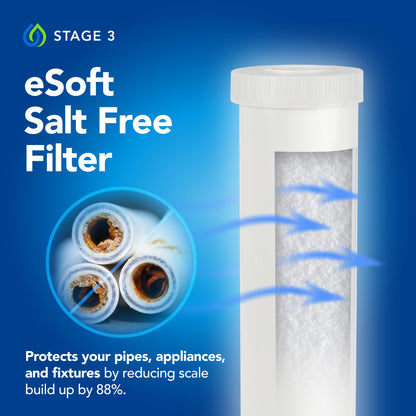 Kind Water Systems E-3000UV Whole House Salt-Free Water Softener & Filter Combo with UV