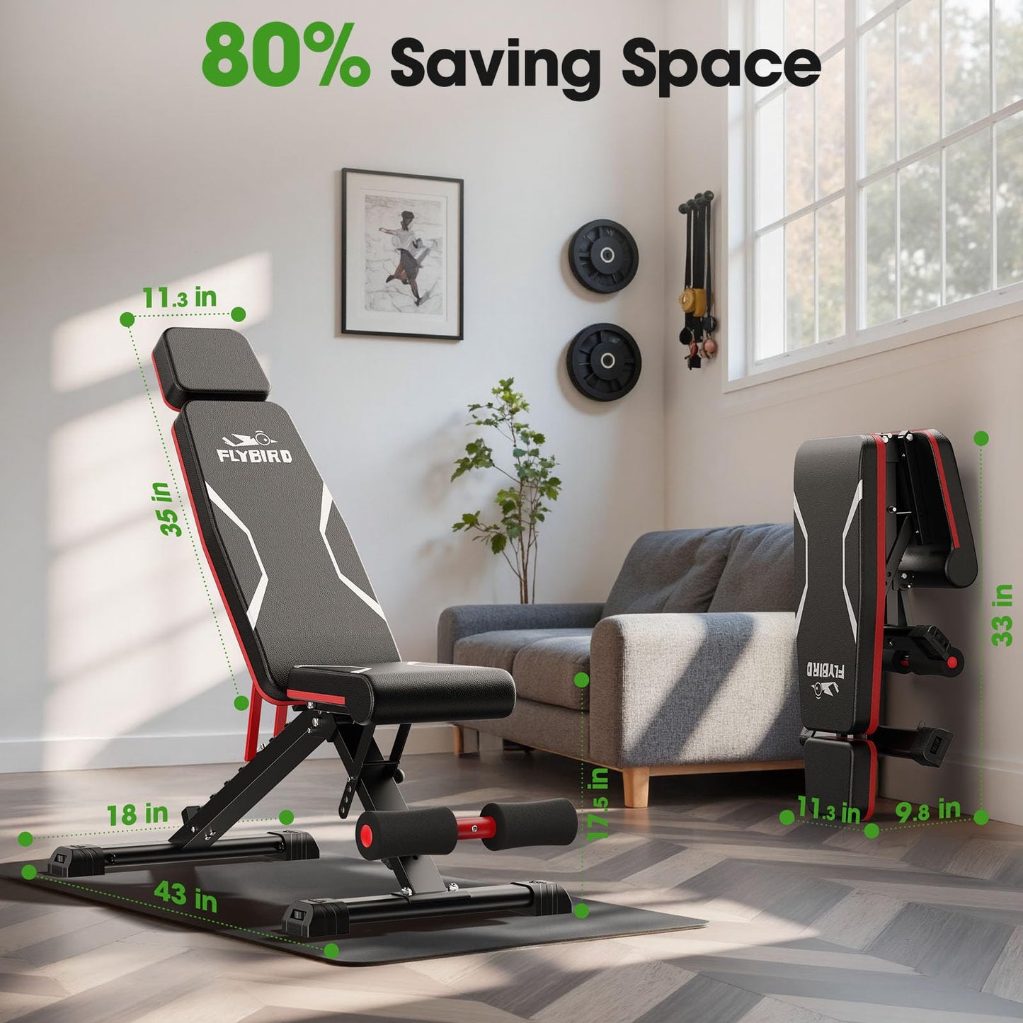 FLYBIRD WB3 Adjustable Weight Bench