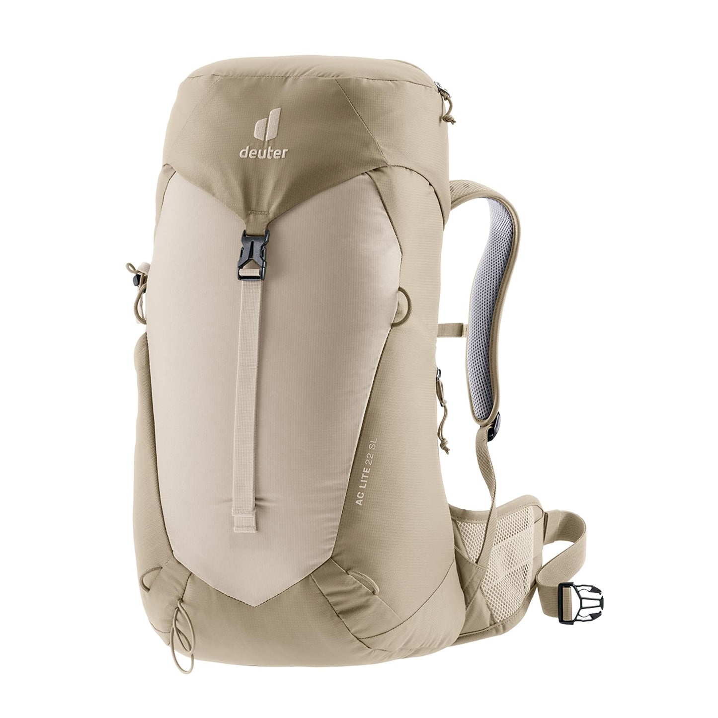 Deuter AC Lite 22L SL Hiking & Daypack Backpack with Narrow Fit, Steel Frame & Superior Breathability - Alu-Greystone