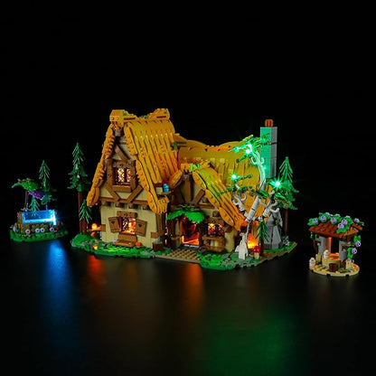 BRIKSMAX Led Lighting Kit for Lego-43242 Snow White and The Seven Dwarfs' Cottage - Compatible with Lego Disney Building Set- Not Include Lego Set