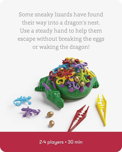 SimplyFun Dreaming Dragon - A Game for Kids Based on Steady Hands Concentration and A Little Luck - 2 to 4 Players - Kids Game Ages 6 &amp Up