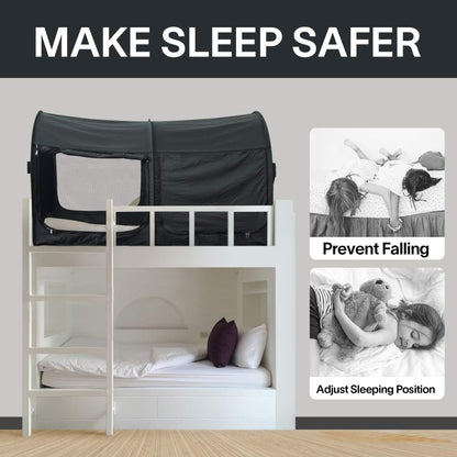 LEEDOR® Bed Canopy Bed Tents Dream Tents Privacy Space,Sleeping Tents Indoor Pop Up Portable Frame,Mosquito Net Curtains Breathable Reducing Light & Air Ventilation 2-in-1 New Version Full