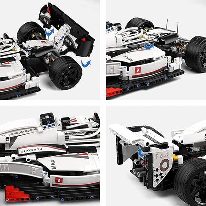 Mould King 13117 Technik Sports Car Model Racing Car Building Blocks Kit 1235 Pcs Collectible Set for Adults Display Model for Home or Office Décor(Static Version)