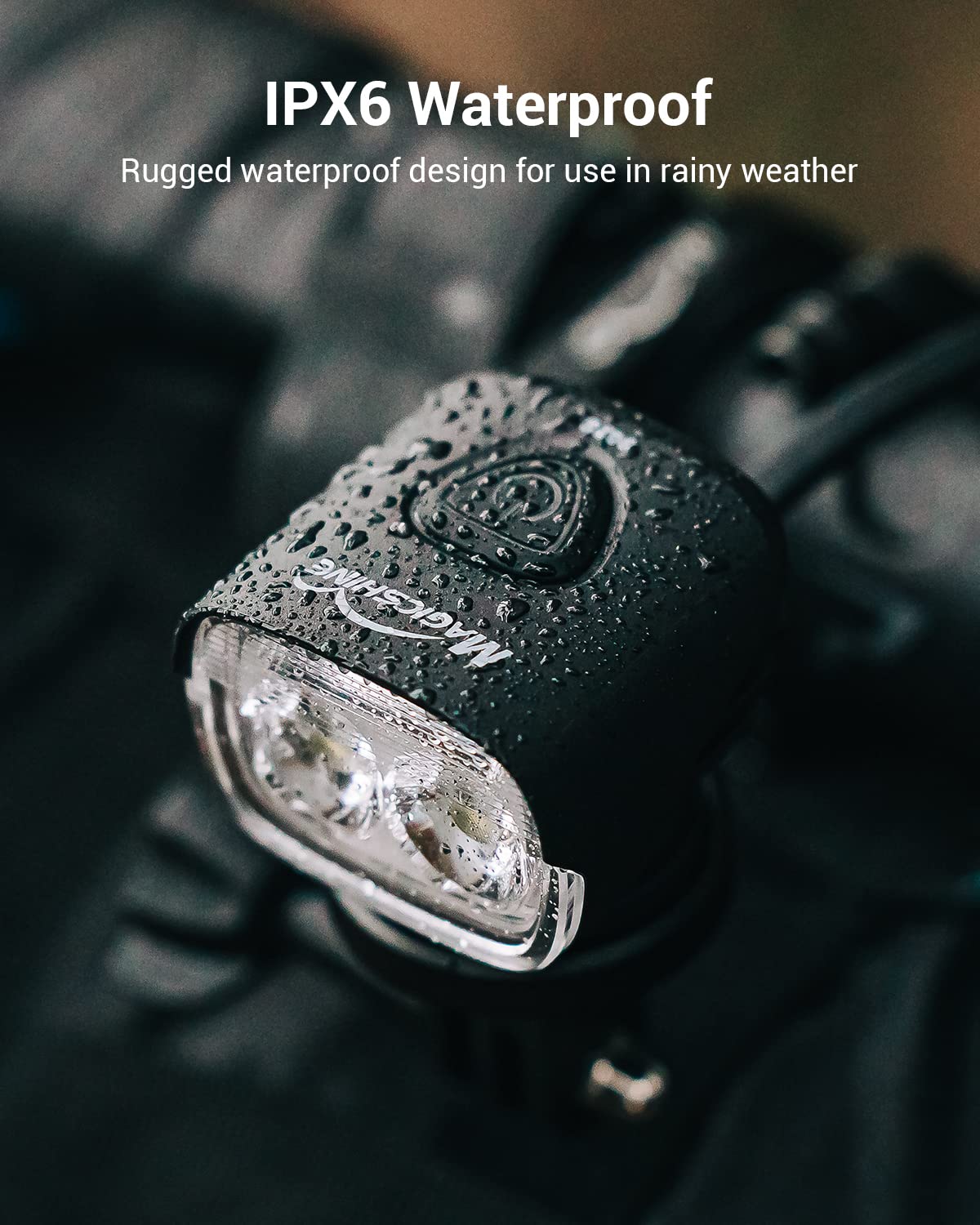 Magicshine MJ 902S 3000 Lumen MTB Front Bike Light High Performance, CREE LED IPX6 Waterproof USB Rechargeable Perfect LED Bike Light for Mountain Biking Road