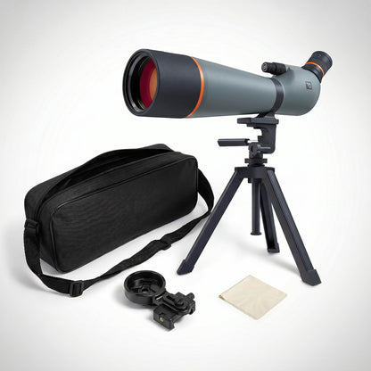 Three Triping Spotting Scope with Tripod & Phone Adapter – 25-75x85 Dual Focus Spotter Scope for Bird Watching, BAK4 Prism & FMC Lens, Waterproof & Fogproof with Carry Bag for Outdoor Observation