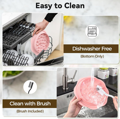 Ukeetap 10" Pro Chicken Shredder Tool - BPA-Free, Ergonomic Design, Large Size, Pink