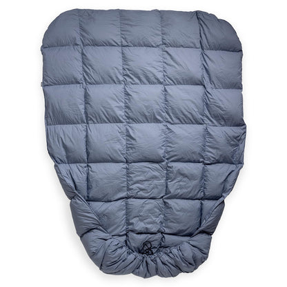 HEST Packable Down Comforter for Camping, Double Size - Warm Outdoor Puffy Blanket, Down Blanket with 50-L Tote, Hydrophobic Duck Down - Perfect for Hiking, Camping, Backpacking & Outdoor Adventures