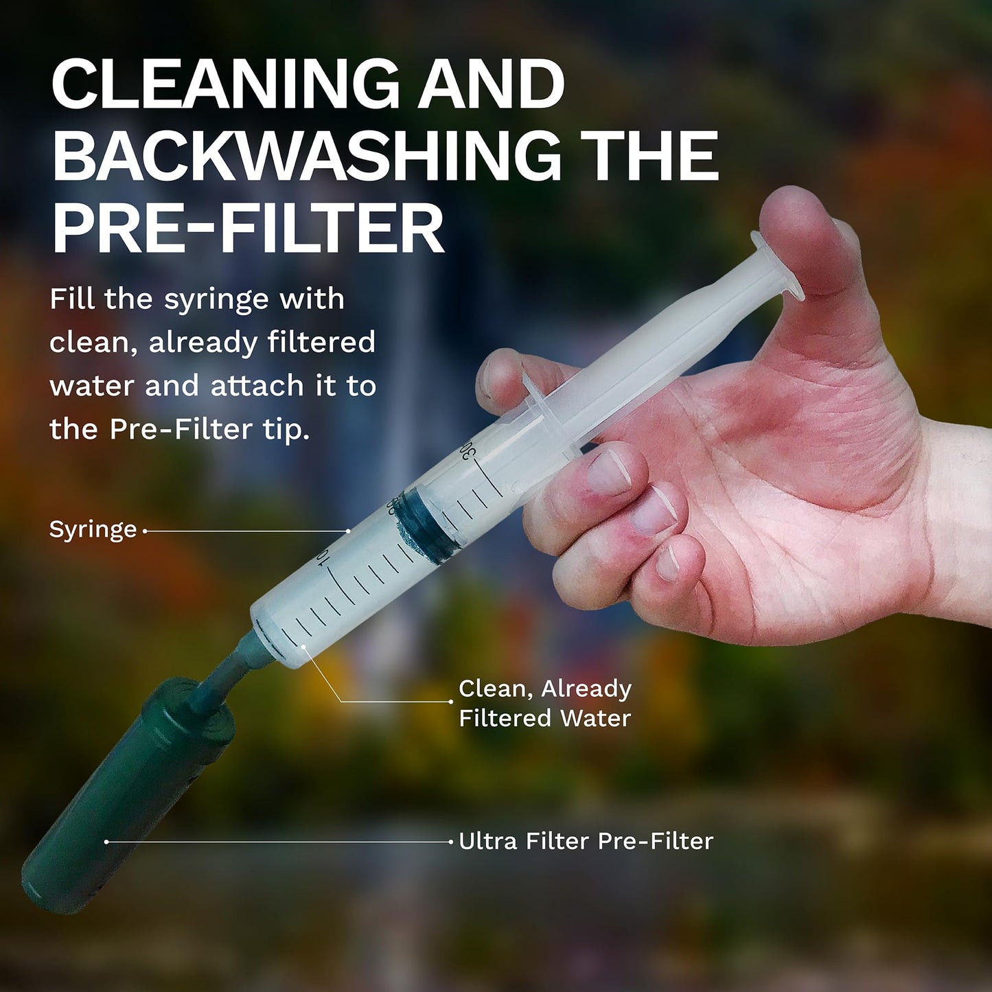 Survivor Filter PRO Extender Series – Portable Water Filter Pump with Extra Replacement Filters – Tested in USA Labs – Bacteria, Parasite and Virus Removal – Ultimate Survival & Backpacking Gear