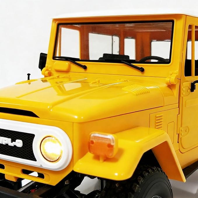 YIKESHU RC Truck Remote Control Truck 2.4Ghz 1/16 RC Crawler All Terrain Car RC Rock Crawler 4x4 WPL C34 RTR Mudding ull Scale Off Road RC Cars Realistic Vehicle Hobby RTR RC Trucks for Adult