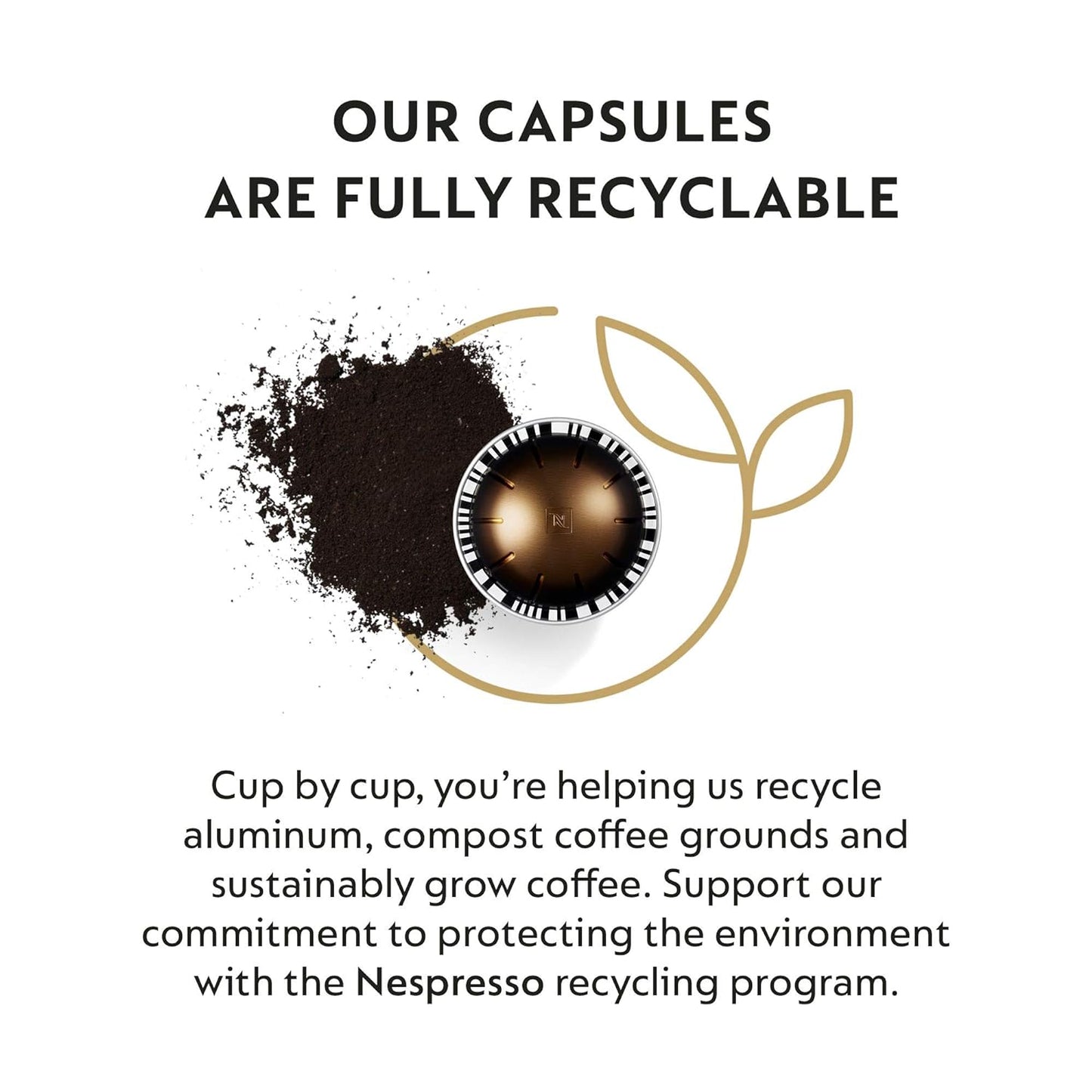 Nespresso Vertuo Double Espresso Chiaro - Medium Roast Coffee Pods | 30-Count, 2.7oz Brew