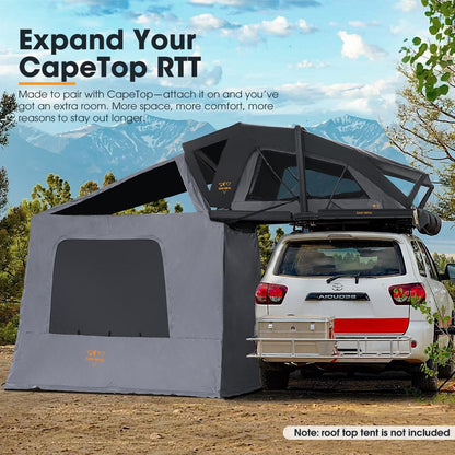 SanHima CapeTop Rooftop Tent Side Annex Room - 82.5 sq ft Spacious Shade Space Weatherproof with Carry Bag