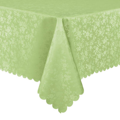Smiry Rectangle Table Cloth, Waterproof Heavy Duty Vinyl Tablecloths, Wipeable Washable Table Cover for Kitchen and Dining Room (Sage Green, 60" X 120")