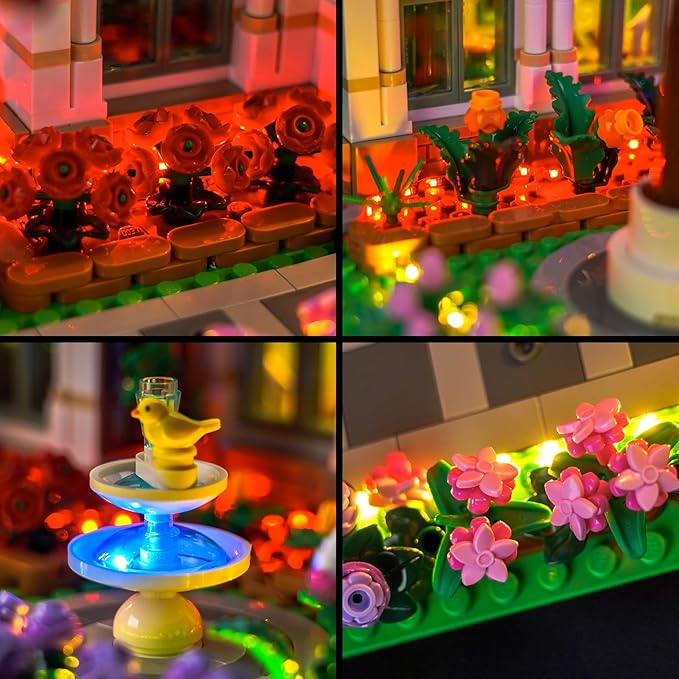 BrickBling LED Light Compatible with Lego The Botanical Garden Creative Lighting Kit Compatible with Lego 21353-No Bricks (Basic Version Light)