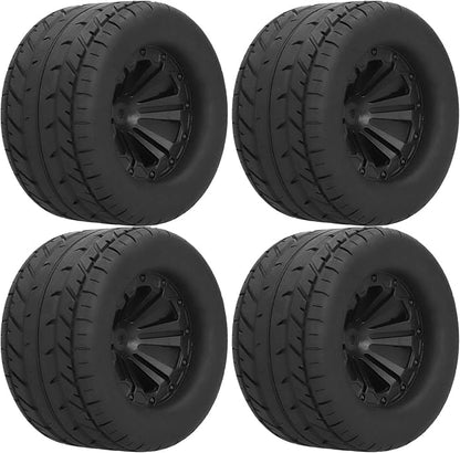 HEITIGN Duratrax Rc Tires 24x24x7 4pcs 115mm Wheel Tires - Fit for 1/10 Rc Car Model