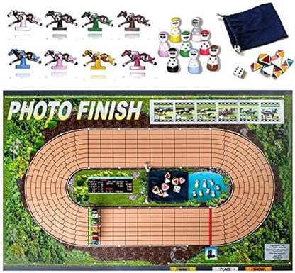 Horse Racing Board Game | Huge Vibrant Playing Surface | Lane Changing and Frequent Photo Finishes