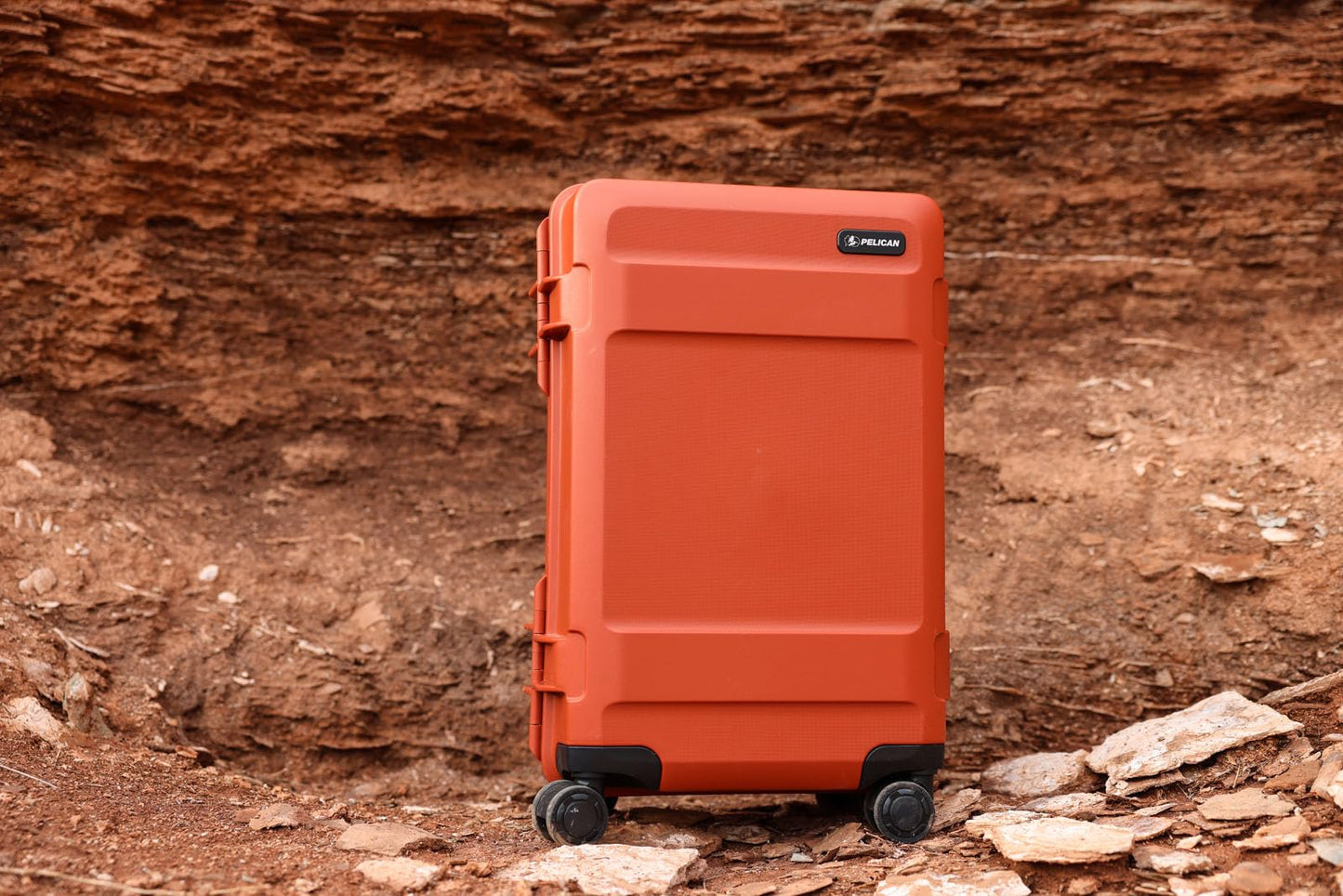 Pelican ATX 25 Inch Hard-Side Medium Size Check-In Luggage Suitcase (Clay)