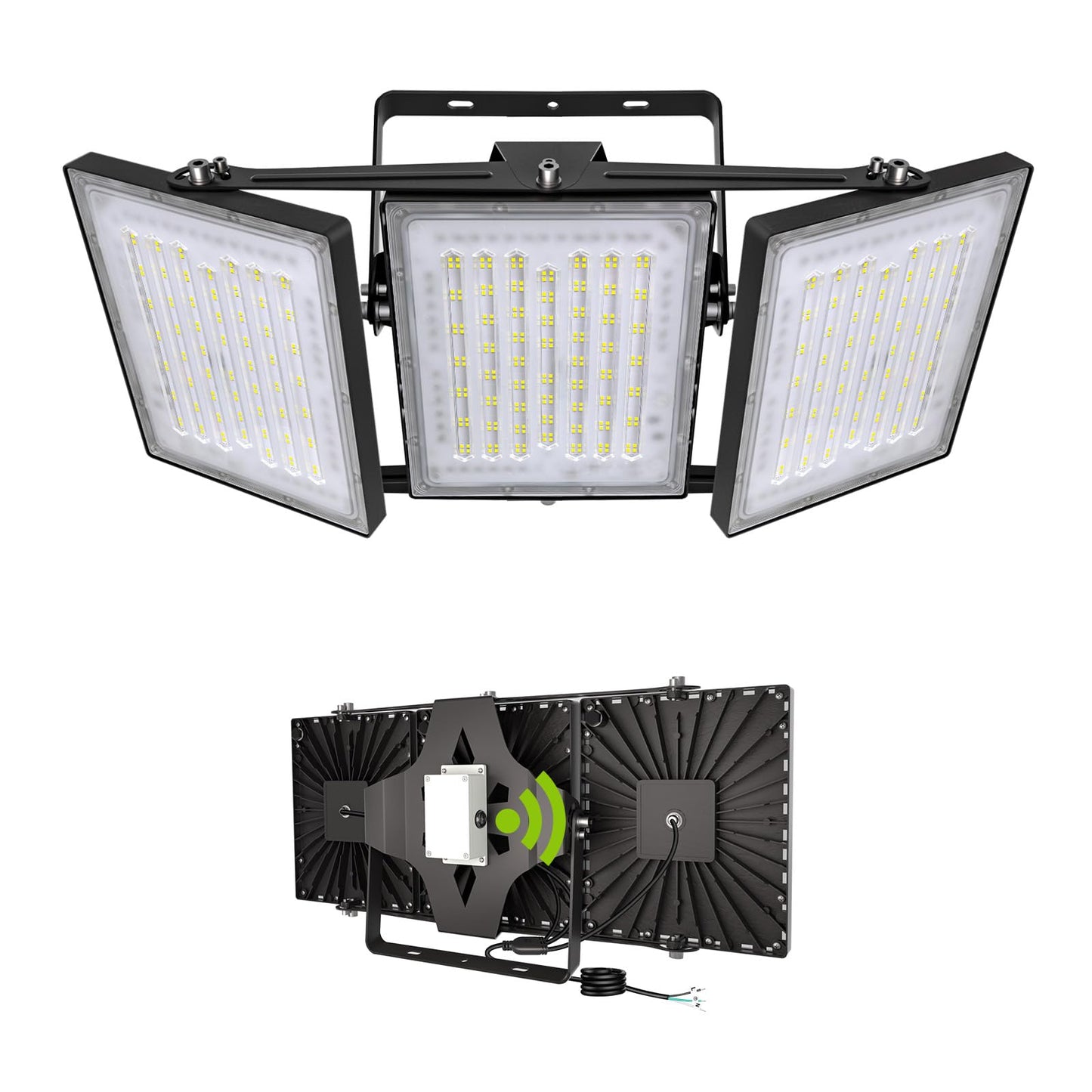 STASUN Flying Series Max - 600W 60,000ml Dusk to Dawn LED Flood Light, 6000K Super Bright Outdoor Lighting, IP66 Waterproof, Wide Angle, Stadium Light for Arena Court Parking Lot