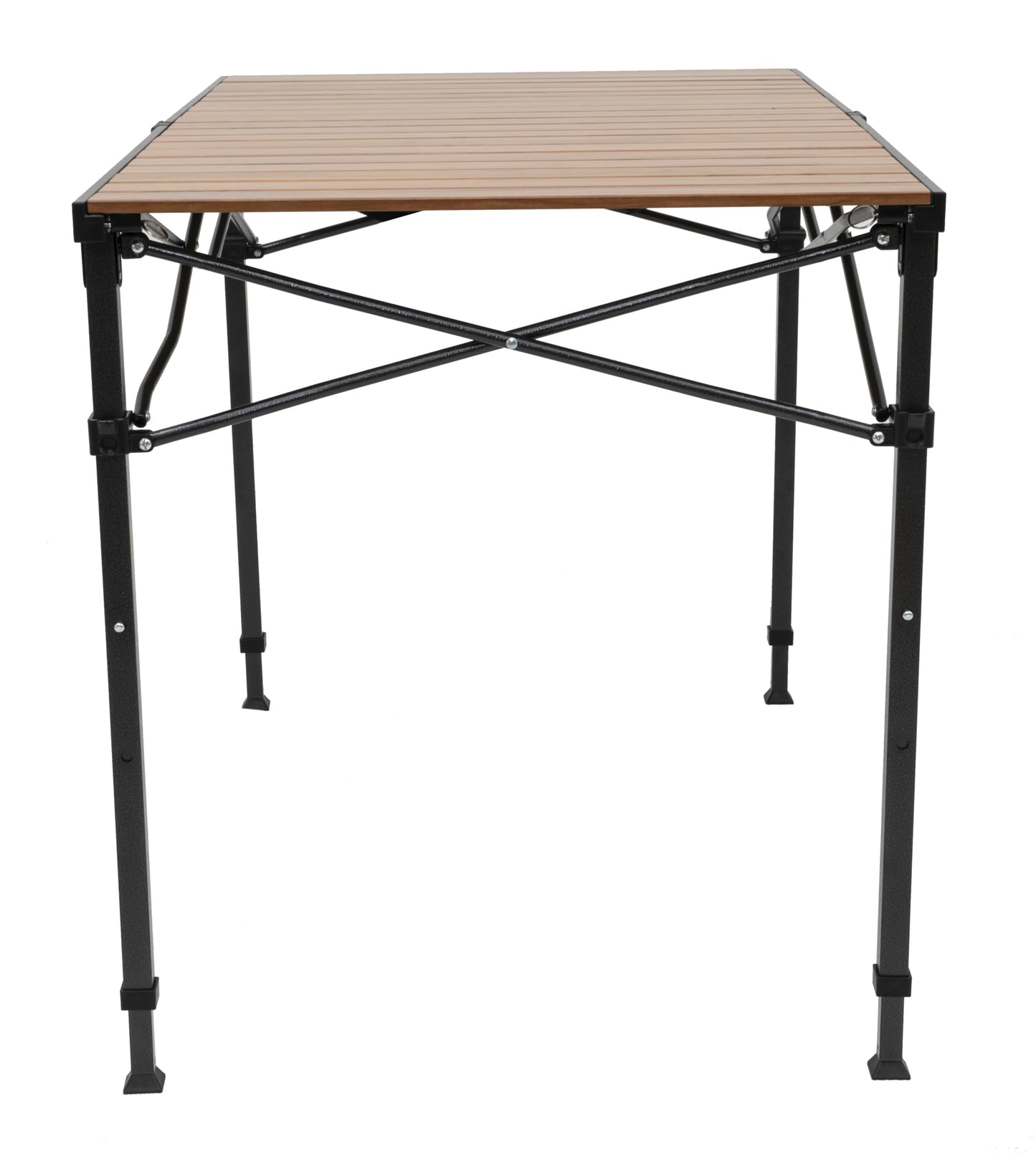 ALPS Mountaineering Overlanding Table, Aluminum Roll-Top with Wood-Look, Adjustable Height