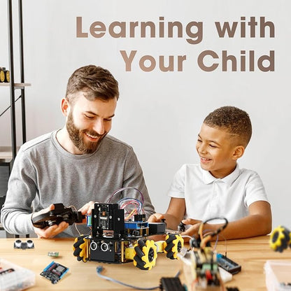 Robotics Kit for Kids Ages 8–12 12-16 ACEBOTT Smart Robot Car Kit with 3MP Camera STEM Toys for Boys Compatible with Arduino &amp ScratchApp &amp Remote ControlSTEM Gift for Boys GirlsTeens an