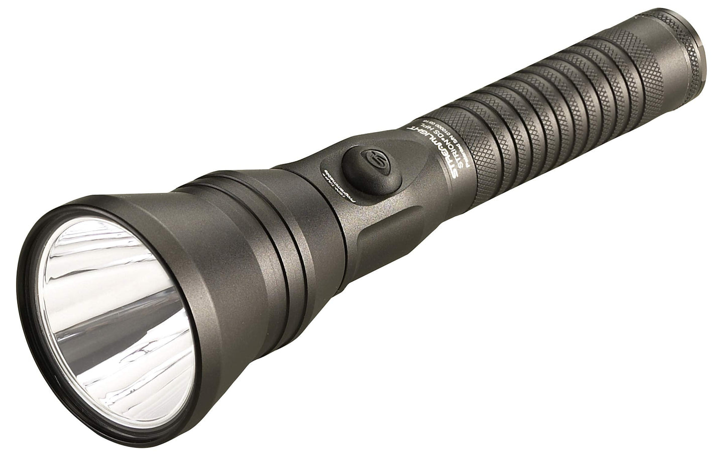 Streamlight 74813 Strion DS HPL 700 Lumen Rechargeable Dual Switch Long Range Flashlight, with 120V/100V AC Charger, Black