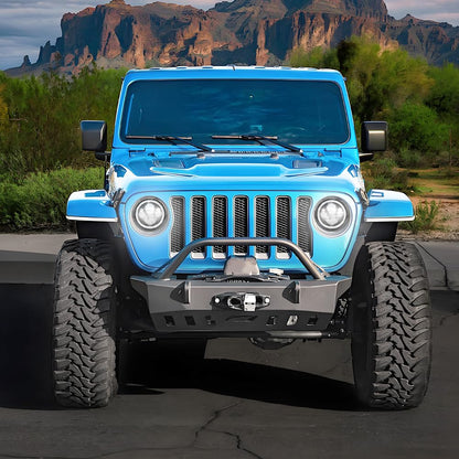 Jeep wrangler headlight,Jeep JK Tail Lights,7" LED Headlights with Smoked Tail Lights for Jeep Wrangler TJ LJ JK JKU 1997–2020 | High Output Lighting Kit, Street Legal, Easy Plug & Play Install