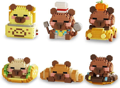 HIGH GODO Capybara Party Favors Building Set 1632PCS Cute Capybara Building Blocks for Goodie Bag Stuffers Party Favors Birthday Gift for Adult Teens 14+ (Not Compatible with Major Brand)