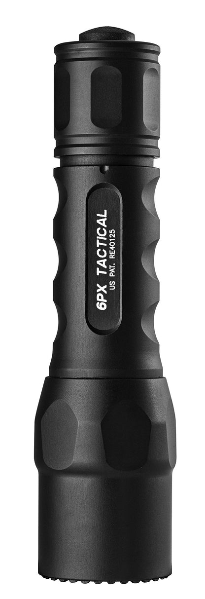 SureFire 6PX Tactical Single-Output LED Flashlight with anodizded Aluminum Body, Black