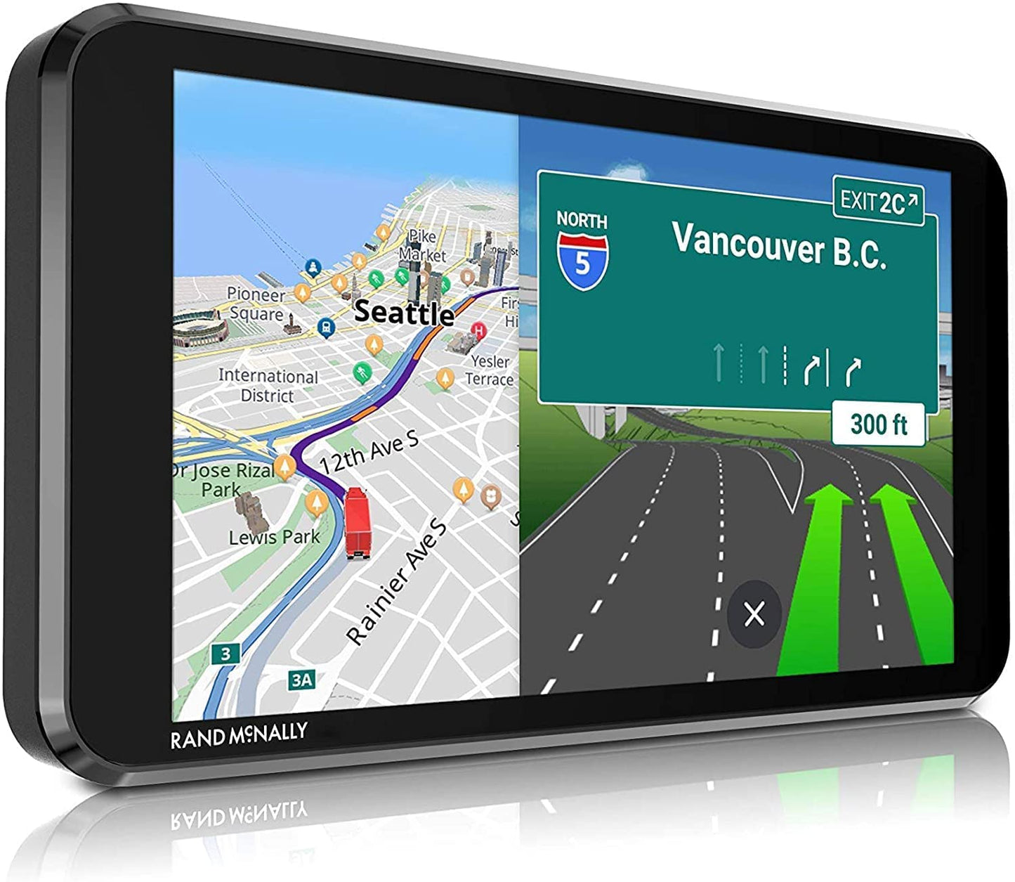 Rand McNally TND 550 5-inch GPS Truck Navigator Easy-to-Read Display Custom Truck Routing and Rand Navigation 2.0 (Renewed)